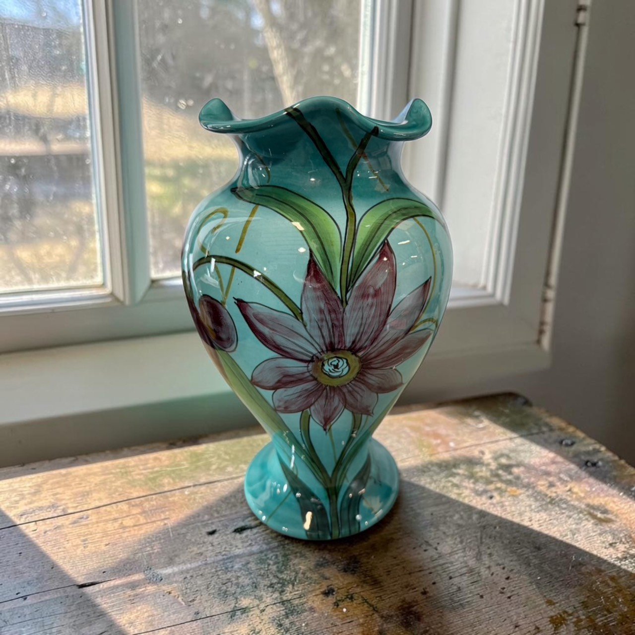 義大利 CERAMICHE PAOLI 手工彩繪花器