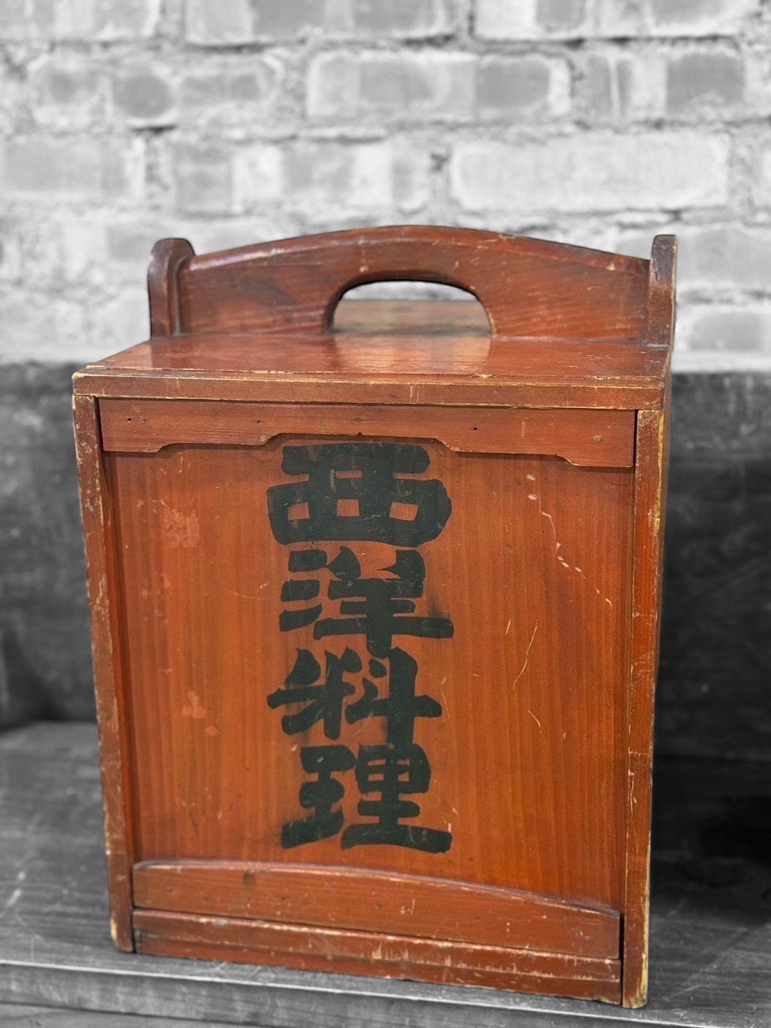 日本昭和期餐盒木箱