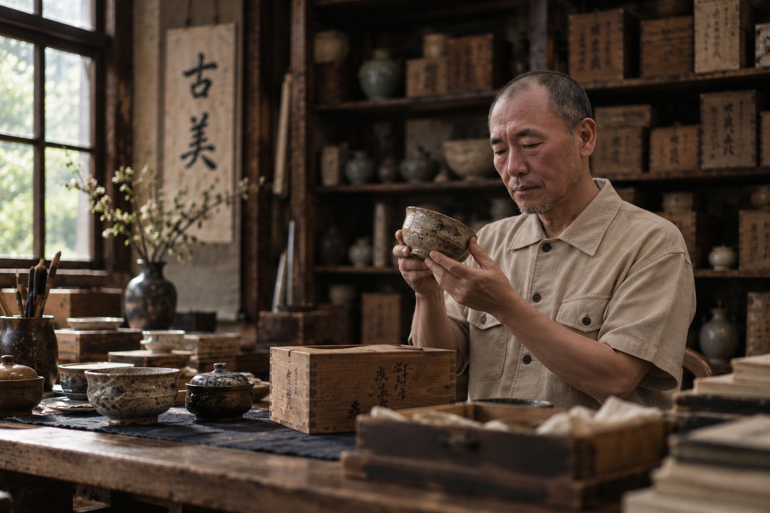 資深日本古美術 大行日本藝術倉儲