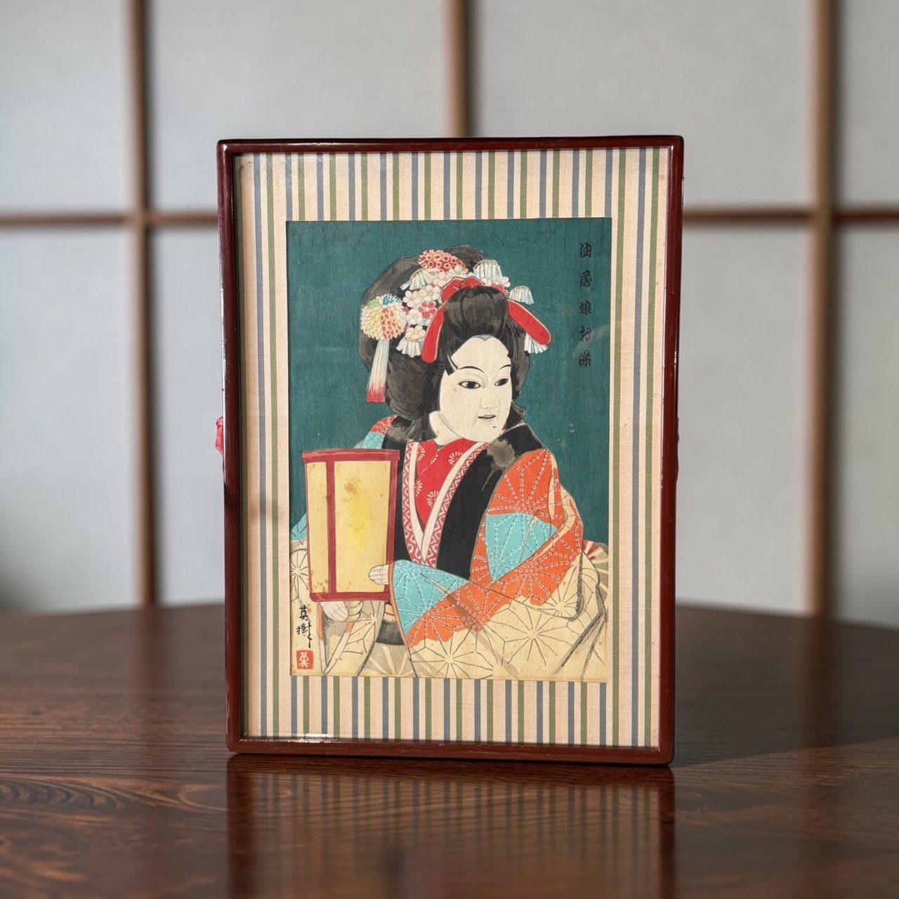 日本老件｜御殿娘美人圖